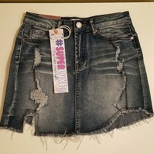 Indigo Rein Mini Denim Skirt Size 25 / Size 1